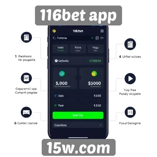 Recursos e funcionalidades do aplicativo 116bet